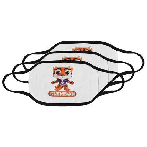Clemson Mask 3pack