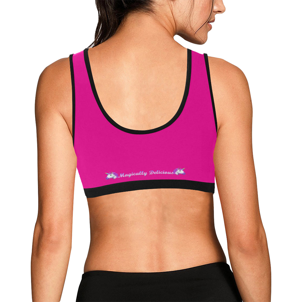 LuluLemon Sports Bra in Black/Pink Size 32DDD, Women's Fashion, Activewear  on Carousell