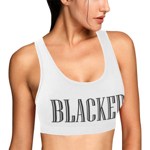 White Women's All Over Print Sports Bra (Model T52)