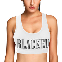 Load image into Gallery viewer, White Women&#39;s All Over Print Sports Bra (Model T52)